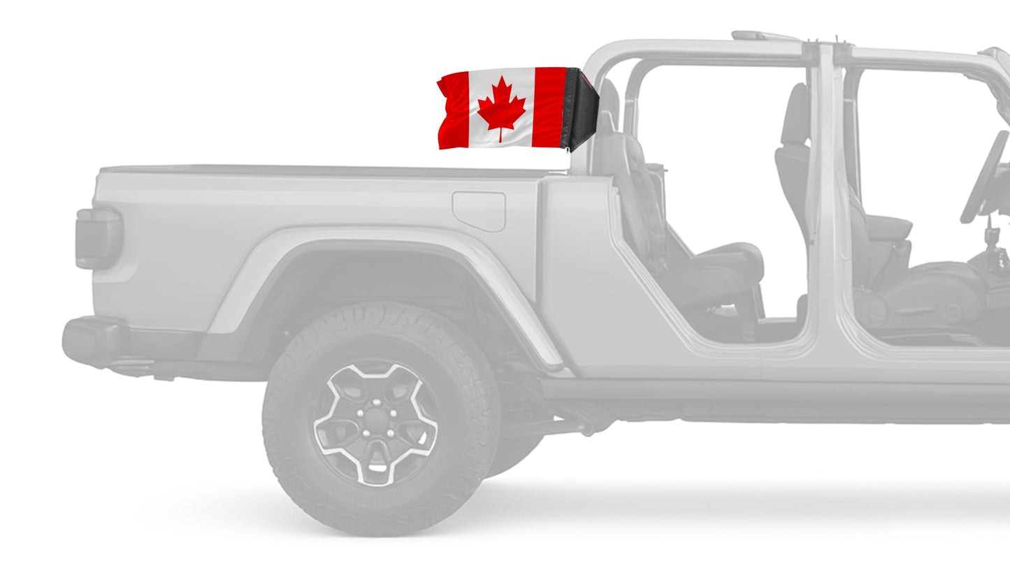 Canada 12"x18" Forever Wave Flag for Jeep Gladiator JT