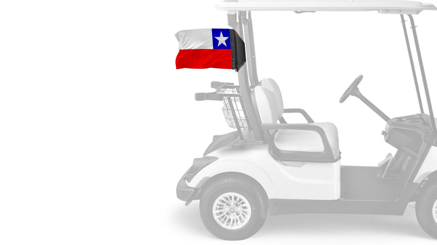 Chile 12"x18" Forever Wave Flag for UTVs