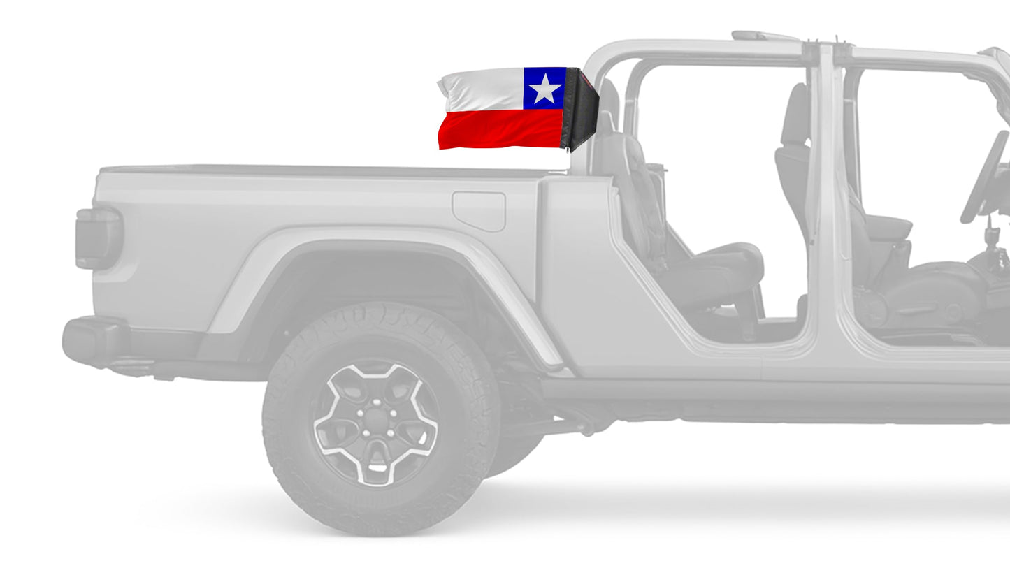 Chile 12"x18" Forever Wave Flag for Jeep Gladiator JT