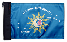 Conch Republic 12"x18" Forever Wave Flag for Jeep Wrangler CJ-7 and CJ-8 1976-1986