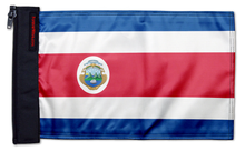 Costa Rica 12"x18" Forever Wave Flag for Jeep Wrangler JL 2-Door 2018-Present