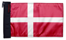 Denmark 12"x18" Forever Wave Flag for Jeep Wrangler JKU 4-Door 2007-2018