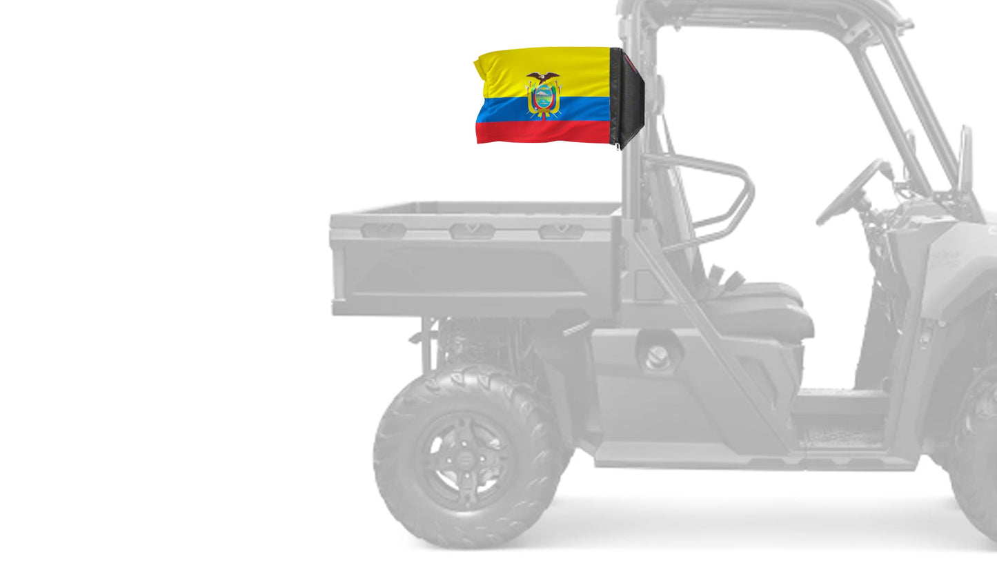 Ecuador 12"x18" Forever Wave Flag for UTVs