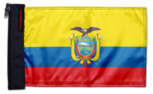 Ecuador 12"x18" Forever Wave Flag for Jeep Wrangler TJ 1996-2006