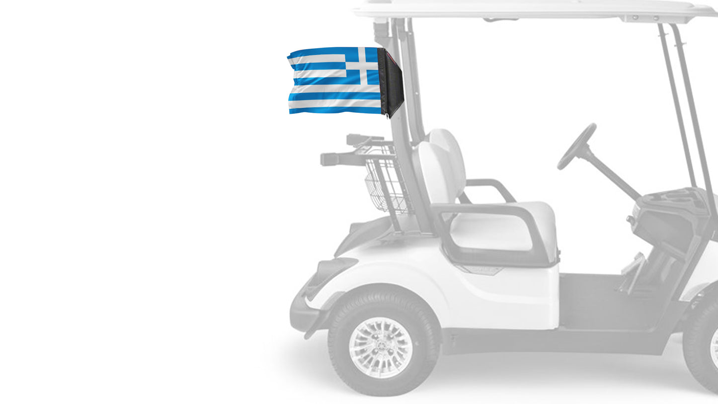 Greece 12"x18" Forever Wave Flag