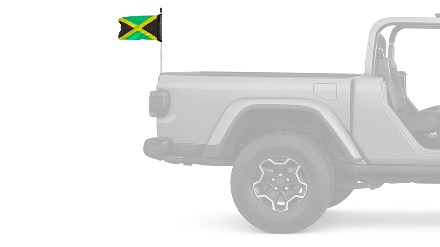 Jamaica 12"x18" Forever Wave Flag for Bronco