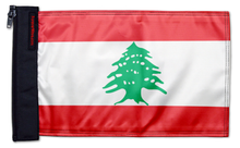 Lebanon 12"x18" Forever Wave Flag for Jeep Wrangler YJ 1986-1995