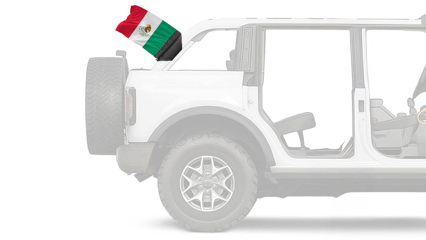 Mexico 12"x18" Forever Wave Flag