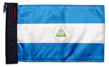 Nicaragua 12"x18" Forever Wave Flag for Jeep Wrangler JLU 4-Door 2018-Present