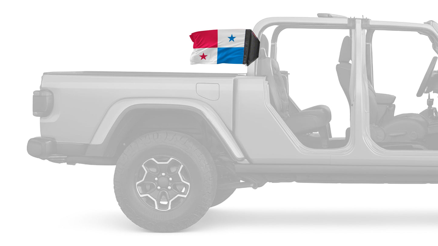 Panama 12"x18" Forever Wave Flag for Jeep Gladiator JT