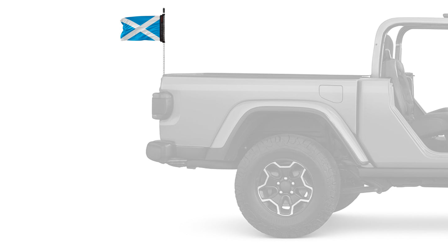 Scotland 12"x18" Forever Wave Flag for Bronco