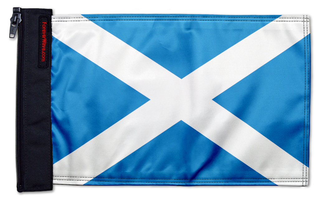 Scotland 12"x18" Forever Wave Flag for UTVs