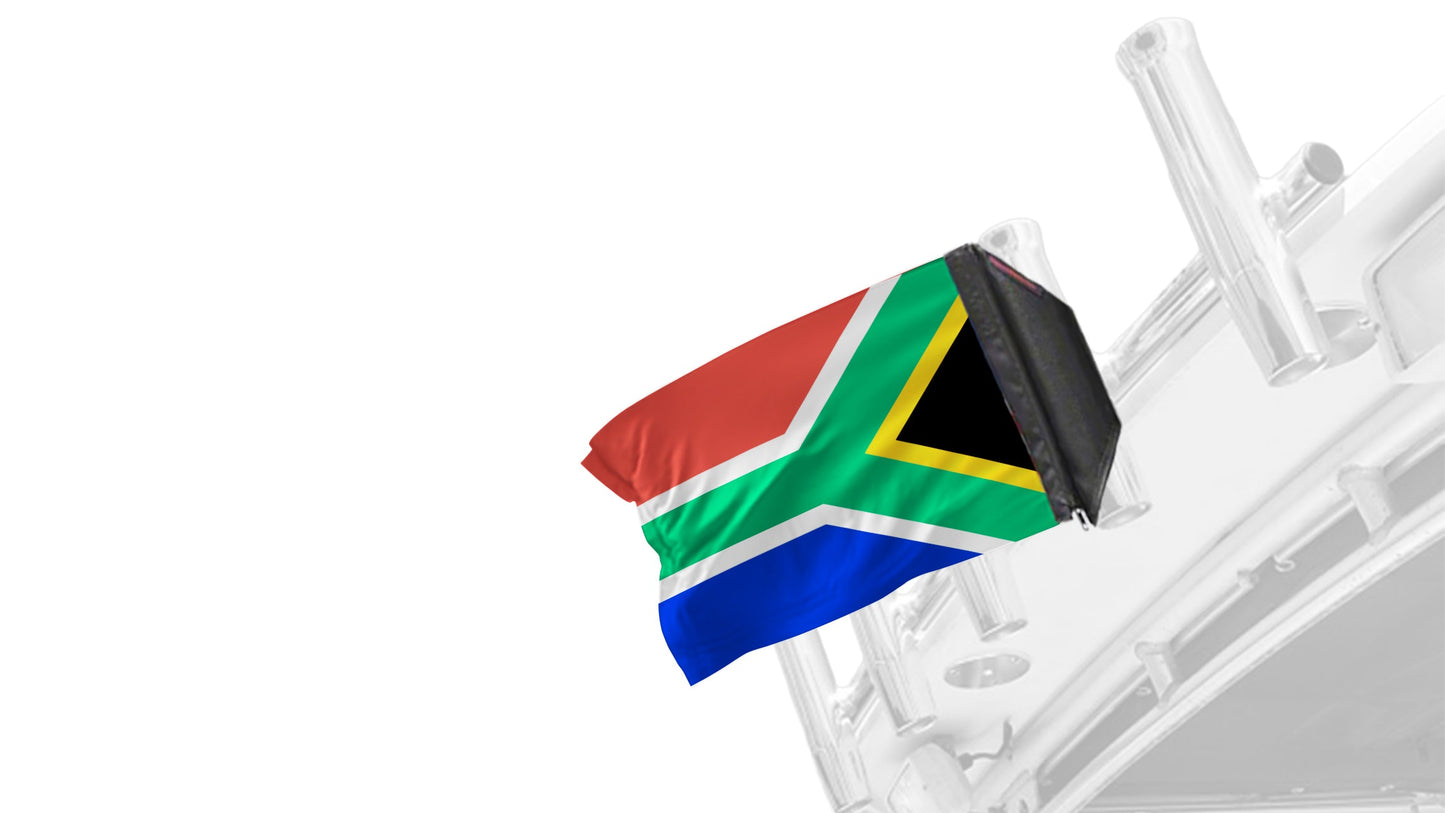 South Africa 12"x18" Forever Wave Flag for Boats