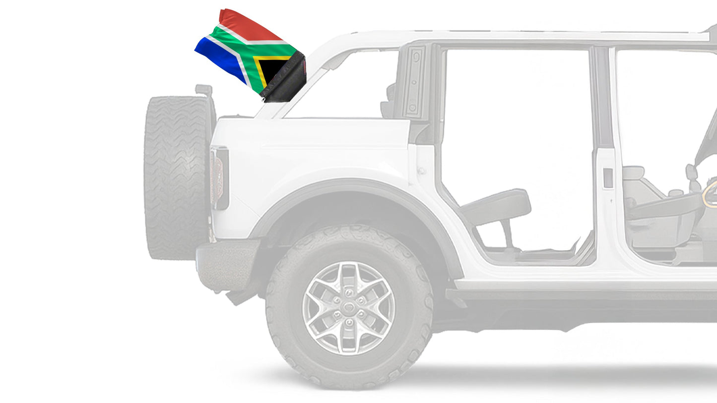 South Africa 12"x18" Forever Wave Flag for Bronco