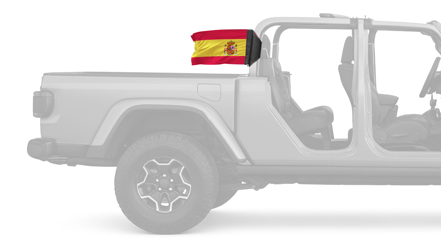 Spain 12"x18" Forever Wave Flag
