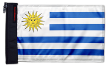 Uruguay 12"x18" Forever Wave Flag for Jeep Gladiator JT