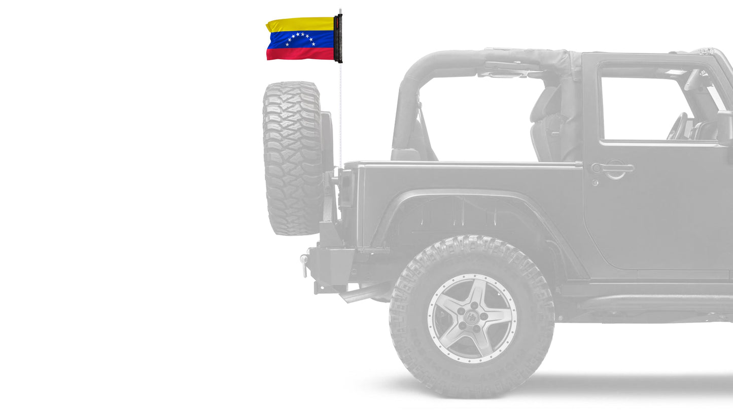 Venezuela 12"x18" Forever Wave Flag for Bronco