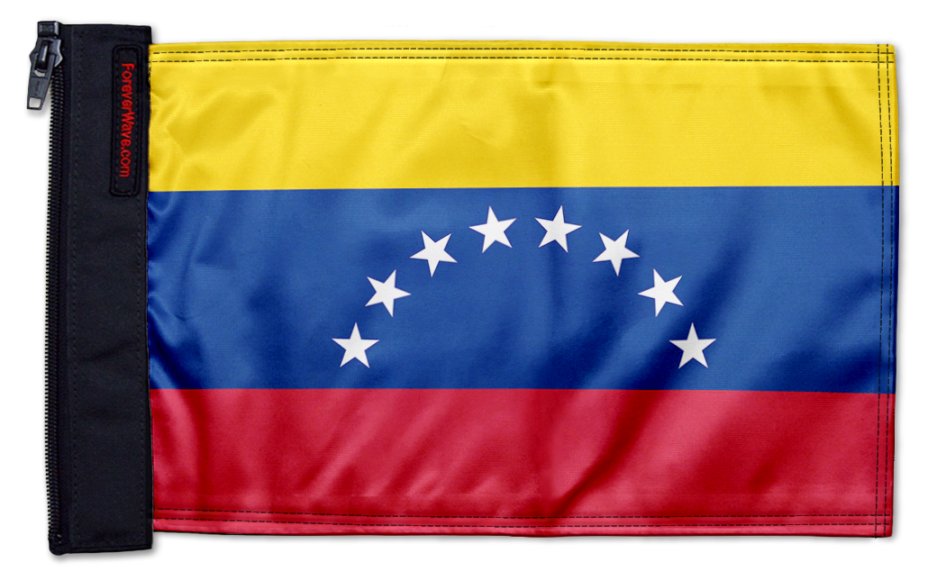 Venezuela 12"x18" Forever Wave Flag for Bronco