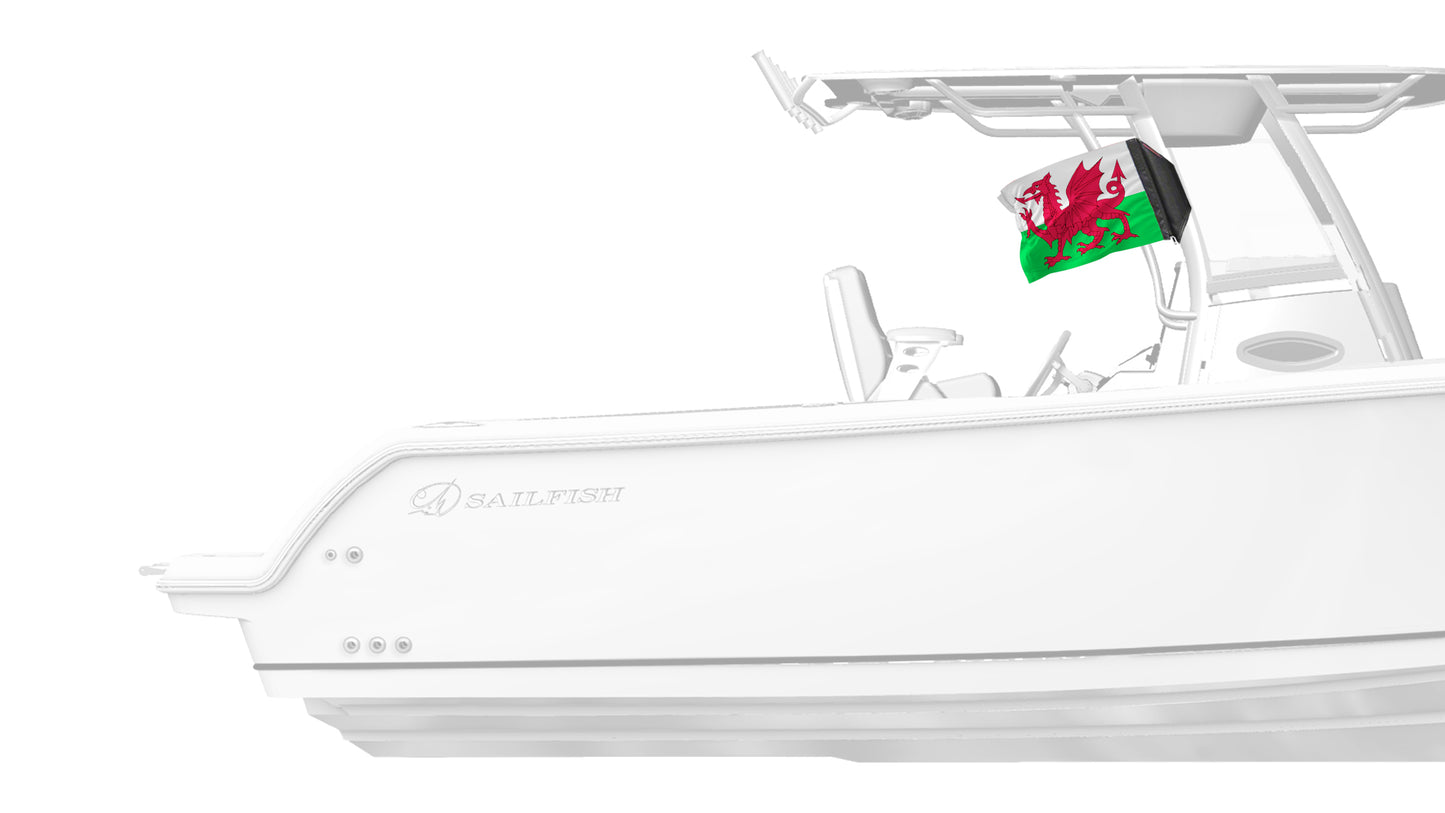 Wales 12"x18" Forever Wave Flag