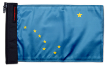 State Flag Alaska 12"x18" Forever Wave Flag for Jeep Gladiator JT