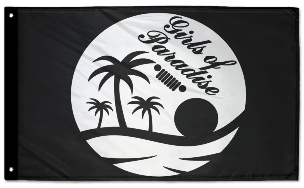 Girls Of Paradise 3'x5' Double-Sided Flag