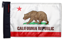 State Flag California 12"x18" Forever Wave Flag for Jeep Wrangler CJ-7 and CJ-8 1976-1986