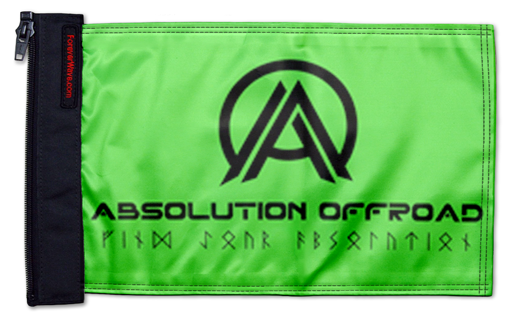 Absolution Offroad Flag 12"x18" Forever Wave Flag