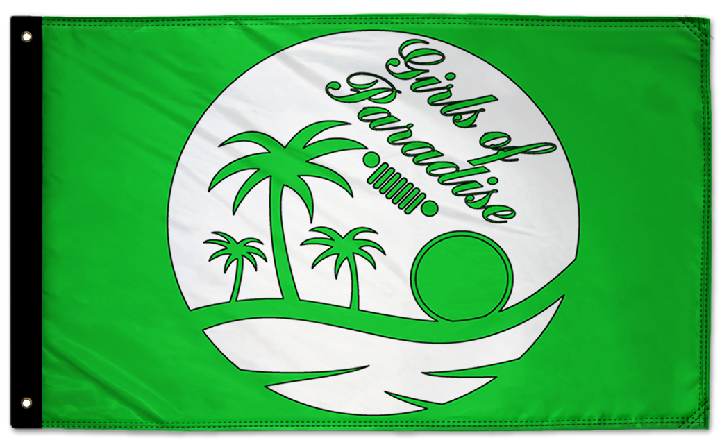 Girls Of Paradise 3'x5' Double-Sided Flag
