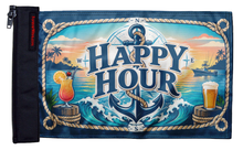 Happy Hour Nautical 12"x18" Forever Wave zip-on flag for Jeep Wrangler YJ