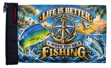 Life Is Better 12"x18" Forever Wave zip-on flag for UTVs