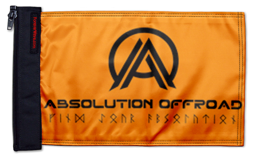 Absolution Offroad Flag 12"x18" Forever Wave Flag