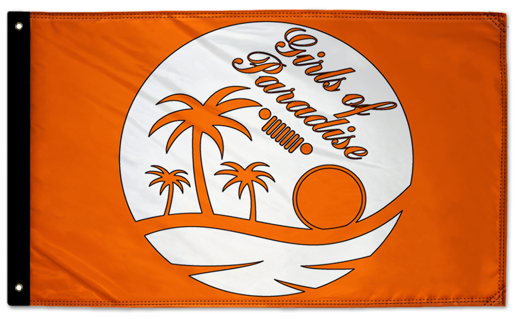 Girls Of Paradise 3'x5' Double-Sided Flag