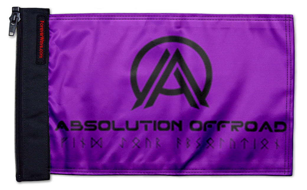 Absolution Offroad Flag 12"x18" Forever Wave Flag