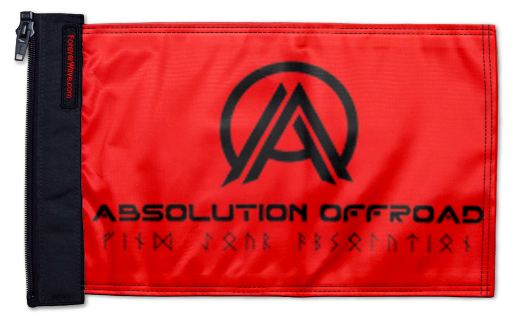 Absolution Offroad Flag 12"x18" Forever Wave Flag