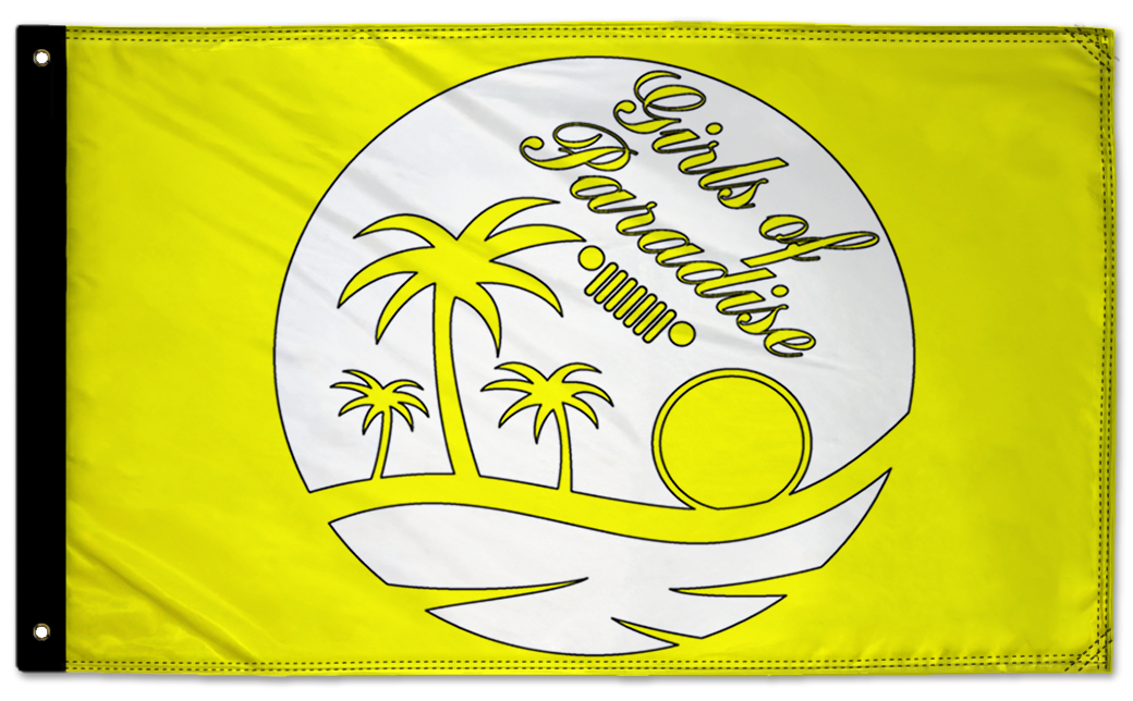 Girls Of Paradise 3'x5' Double-Sided Flag